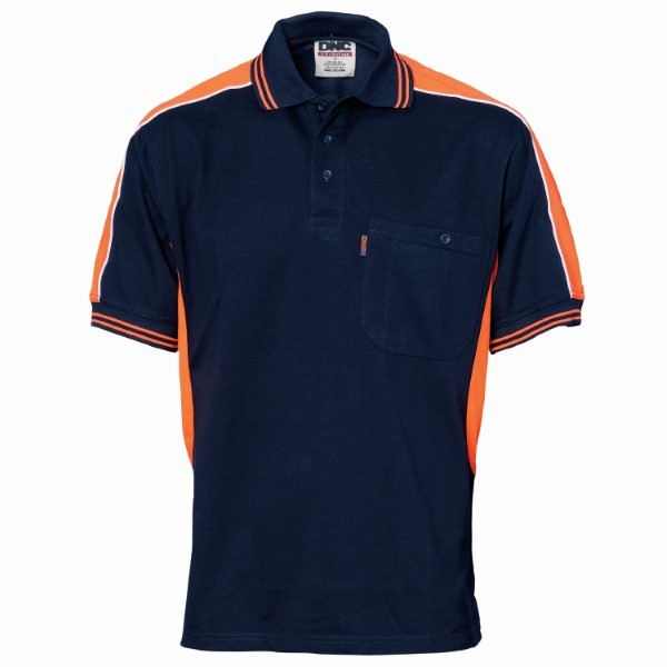 DNC Contrast Panel Polo Shirt 65 