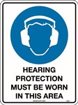 140x120mm  Self Adhesive  Packet of 4  Hearing Protection Must be Worn