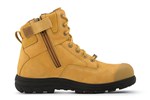Ascent Safety Alpha 2 Lace Up Zip Side Safety Boot Wheat