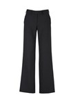 Biz Corporates Ladies Mid Rise Adjustable Waist Comfort Wool Stretch Pants