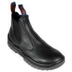 Mongrel Boot Elastic Sided Black Kip