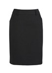 Biz Corporates Ladies Multi Pleat Comfort Wool Stretch Skirt