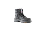 Steel Blue Argyle Zip Lace Up Composite Boot