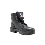 Steel Blue Argyle Lace Up Boot TPU Sole and Bump Cap