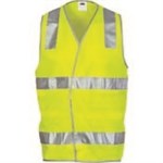 DNC DayNight Safety Vest With Hoop Style and Shoulder Strips CSR Reflective Tape