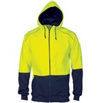 DNC Hoodie Contrast Piping Fleecy Hi Vis two Tone