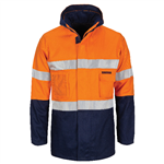 DNC 4 in 1 Cotton Drill Jacket with 2 Ring Reflective Tape