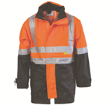 DNC Rain Jacket Breathable Polyester PU Waterproof Reflective Tape