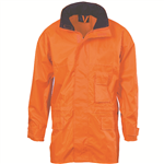 DNC Rain Jacket Breathable Polyester PU Waterproof Hi Vis