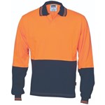 DNC Food Industry Polo Shirt Long Sleeve 100 Cool Breeze Cotton