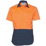 DNC Lightweight Cotton Drill CoolBreeze Food Industry Shirt Short Sleeve