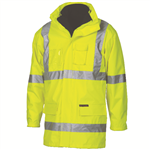 DNC 39943995 6 In 1 Waterproof Jacket and Reversible Vest X Pattern Reflective Tape