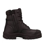 Oliver Ats Lace up Zip Side Boot Composite Toe Cap Black