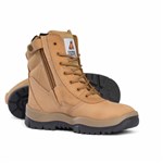 Mongrel High Leg Zip Side Boot Non Safety Wheat