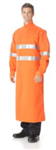 Westex Ultra Soft Triple Layer Switching Coat with FR Reflective Tape 1300mm Length ATVP 47 calcm Orange