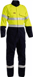 Bisley Flame Resistant Tencate Tecasafe Overall 2 Hoop Pattern Reflective 238gsm HRC 2 ATPV 89