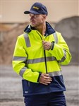 Bisley Taped Two Tone Hi Vis 3 in 1 Soft Shell Jacket