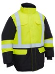 Bisley Hi Vis Freezer Jacket with H Pattern Reflective Tape