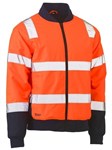 Bisley Hi Vis Bomber Jacket with Reflective Tape