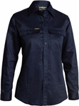 Bisley Ladies Cotton Drill Long Sleeve Work Shirt