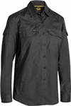 Bisley Ladies X Airflow Long Sleeve Work Shirt 100 Cotton Ripstop