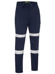 Bisley Recycled Taped Biomotion Cargo Work Pants Navy