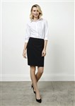 Biz Collection Ladies Classic Knee Length Skirt 65 polyester 35 viscose