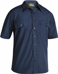 Bisley Permanent Press Shirt Short Sleeve