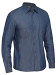 Bisley Mens Long Sleeve Denim Work Shirt