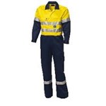 Overalls Combination Light Weight Cotton Drill RT1 Reflective Tape YellowNavy 112S