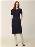NNT Wool Blend Twill Short Sleeve Dress