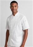 Biz Collection Mens Zest Short Sleeve Chef Jacket