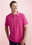 Bizcare Mens Pink Short Sleeve Polo
