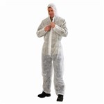 ProChoice Disposable Coveralls Leightweight White