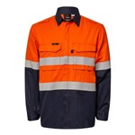 Flame Buster ARC Flash Shirt with Perforated Reflective Tape HRC 2 ATPV 8 calcm2