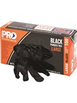 ProChoice Disposable Heavy Duty Nitrile Glove BLACK  Powder Free