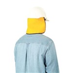 Proban Neck Flap with webbing tapes for attachment to helmet Yellow