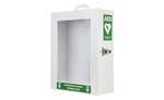 Steel Wall Defib Cabinet Australian Resus Council Approved 510mm H x 370mm W x 145mm D