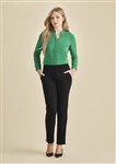 Biz Corporates Ladies Scuba Ponte MidRise PullOn Pant