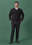 Biz Corporates Mens Renew Slim Fit Flat Front Pant