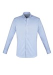 Biz Collection Mens Camden Shirt Long Sleeve Easy Care Stretch Oxford