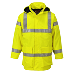 Portwest Bizflame Flame Resistant Flame Resistant Rain Jacket with Reflective Tape