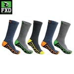 FXD Socks 5 Pack Mixed Colours One Size 711