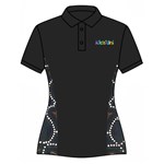 Indigenous Ladies Poly Bamboo Short Sleeve Sublimated Polo  KIDS UNI