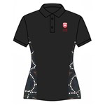 Indigenous Ladies Poly Bamboo Short Sleeve Sublimated Polo  PULSE