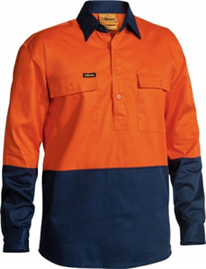 Closed Front Hi Vis Shirts